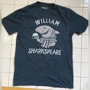 William SharkSpeare Crazy Dog Graphic T Shirt